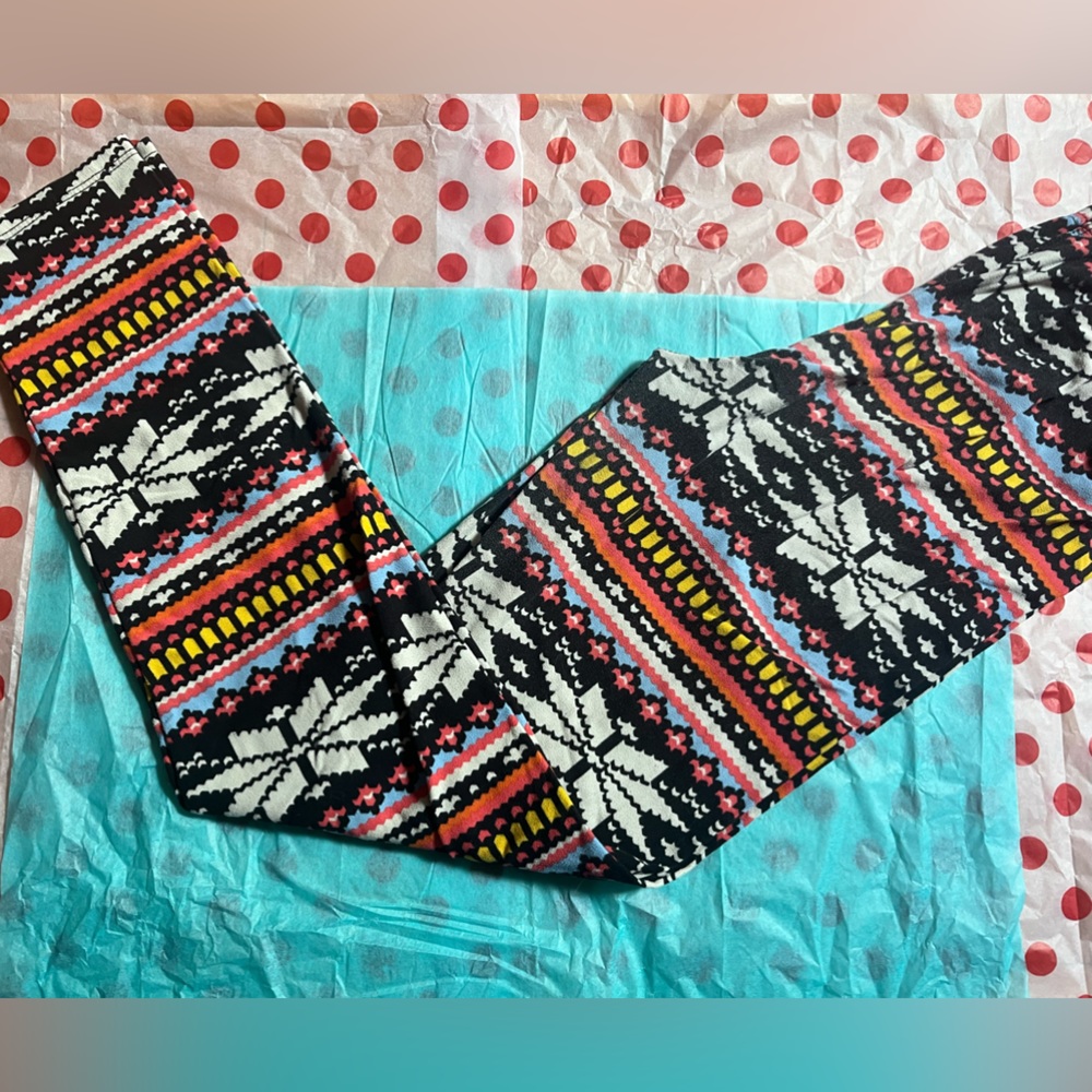 Colourful Patterned Leggings 2/30 3/40